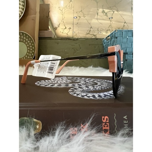 Joes Jeans Sunglasses x2 Satin Gunmetal Blush Satin Two Tone Indie Y2K Festival - Picture 12 of 16